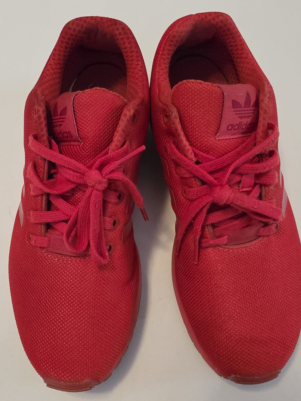 adidas ZX FLUX Red Men's Athletic Sneakers Size 7